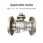 Stainless Steel Flange Floating Ball Valve