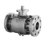 Trunnion mounted forged ball valve 3 PC body class 600 Flanged