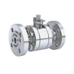 Trunnion mounted forged ball valve 3 PC body class 600 Flanged