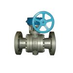 Trunnion mounted forged ball valve 3 PC body class 600 Flanged