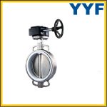 Triple eccentric/Offset metal to metal seat wafer Lug Butterfly Valve