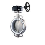 Triple eccentric/Offset metal to metal seat wafer Lug Butterfly Valve