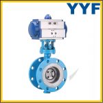 High temperature triple eccentric butterfly valve