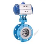 High temperature triple eccentric butterfly valve