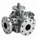 Y pattern 3 way ball valve with stainless steel