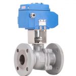 Trunnion mounted stainless steel Ball valve CF8M Reduce bore