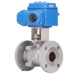 Trunnion mounted stainless steel Ball valve CF8M Reduce bore