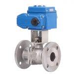 Trunnion mounted stainless steel Ball valve CF8M Reduce bore