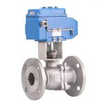 Trunnion mounted stainless steel Ball valve CF8M Reduce bore