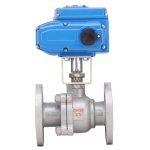 Trunnion mounted stainless steel Ball valve CF8M Reduce bore