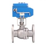 Trunnion mounted stainless steel Ball valve CF8M Reduce bore