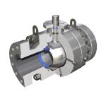 Reduce bore(RB)Trunnion mounted ball valve forged Duplex stainless steel F51