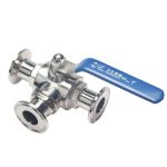 3 Ways T-type stainless steel Ball Valve