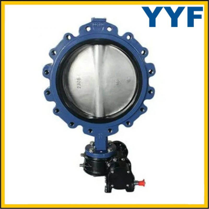 Worm Gear WCB Lug Butterfly Valve Class 300