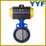 Electric Actuated CL150 Butt welded WCB Triple Offset Butterfly Valves