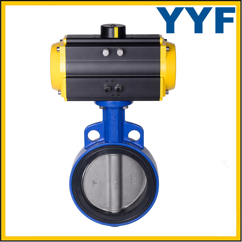 Electric Actuated CL150 Butt welded WCB Triple Offset Butterfly Valves