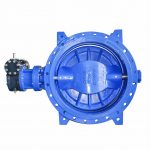 High pressure metal to metal WCB butterfly valve 300LB