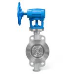 Renewable seat metal to metal seat triple eccentric butterfly valve