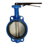 Bare Shaft Cast iron Wafer Butterfly Valve DN150