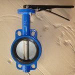 Bare Shaft Cast iron Wafer Butterfly Valve DN150