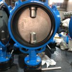 Bare Shaft Cast iron Wafer Butterfly Valve DN150