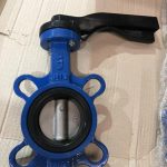 Bare Shaft Cast iron Wafer Butterfly Valve DN150