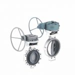 Worm Gear Wafer Metal to Metal Triple Offset Butterfly Valve