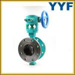 WCB PN16 DN150 Flange triple offset Butterfly Valve