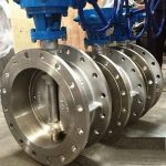 WCB PN16 DN150 Flange triple offset Butterfly Valve