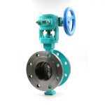 WCB PN16 DN150 Flange triple offset Butterfly Valve