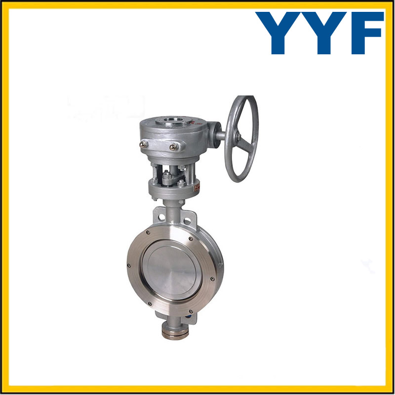 Cryogenic triple offset flanged butterfly valve