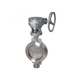 Cryogenic triple offset flanged butterfly valve