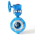 Worm Gear QT450 Flange Triple Eccentric Butterfly Valve