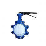 Lug type metal to metal renewable seat butterfly valve with special material 5A