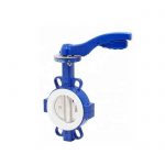 Lug type metal to metal renewable seat butterfly valve with special material 5A