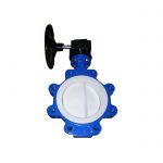 Lug type metal to metal renewable seat butterfly valve with special material 5A