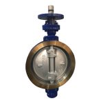 WCB PN16 Triple Eccentric Butterfly Valve with Gear Box