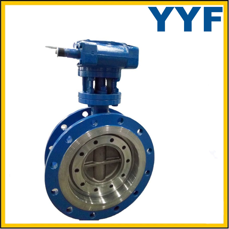 Wholly Metal to Metal Flange Triple Offset Butterfly Valve with Gear Box