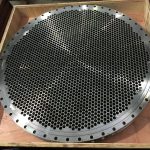 Machining Custom Forged Baffle Flange Stainless steel flange tube sheet flange for heat exchanger