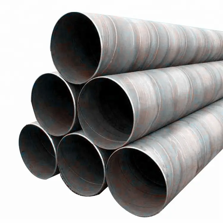 Fluid pipe SSAW welded steel pipe used for water well casing pipe ,Low pressure fluid erw spiral steel tube