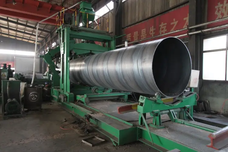 Fluid pipe SSAW welded steel pipe used for water well casing pipe ,Low pressure fluid erw spiral steel tube